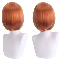 Short Cosplay Bob Wig – Face Contouring Thick Synthetic Hair Wig, Colorful Heat Resistant Fiber Wig