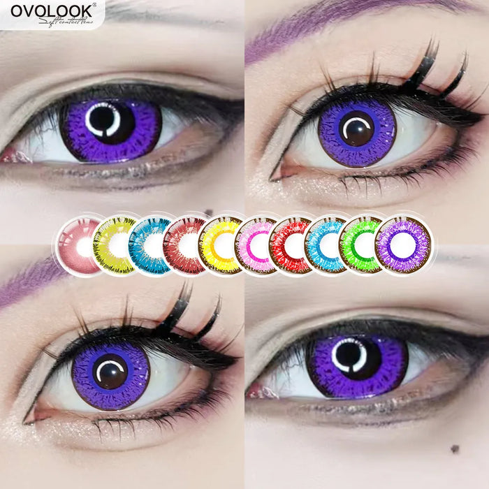 Anime Lenses 10 Color Contact Lenses for Eyes Big Eye