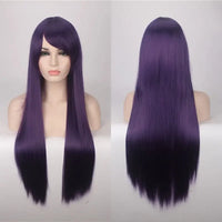 Cosplay Anime Long Wavy Pink Blue Red Blonde Black Green White Brown Cosplay Wig Synthetic Wig