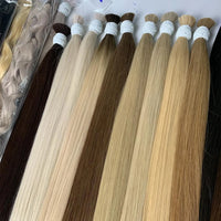 Colored Straight Human Hair Bulk for Braiding
