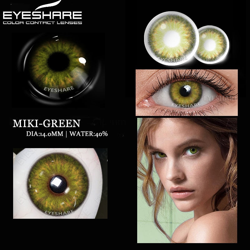 AMARA 1 Pair Color Contact Lenses for Eyes Natural Brown Lenses Beauty Fashion Monet lense Blue Lenses Green Eye Contact