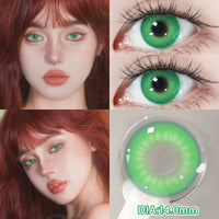 Blue Cosplay Series Colored Contact Lenses for Eyes With Prescription Cosmetics Pupils Eye Color Lenses Myopia Lens OVO