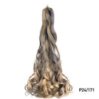 French Curls Braiding Hair Extensions Synthetic Spanish Curl Hair Loose Wave Spiral Curl Braids High Temperature For Black Women