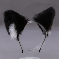 Furry Animal Cat Fox Ear Hair Hoops Party Cosplay Fur Hairband Girls Fashion Halloween Anime Headbands Headwear Hair Accessories