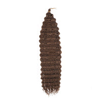 Ocean Wave Crochet Hair 22 Inch Deep Wave Curly Braiding Hair Soft Synthetic Crochet Braids for Black Women