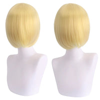Short Cosplay Bob Wig – Face Contouring Thick Synthetic Hair Wig, Colorful Heat Resistant Fiber Wig
