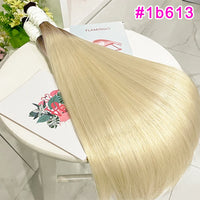 Colored Straight Human Hair Bulk for Braiding