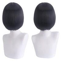 Short Cosplay Bob Wig – Face Contouring Thick Synthetic Hair Wig, Colorful Heat Resistant Fiber Wig