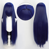 100cm Colourful Wig Long Staight Cosplay Anime Costume Party Wigs Synthetic Heat Resistant Wig
