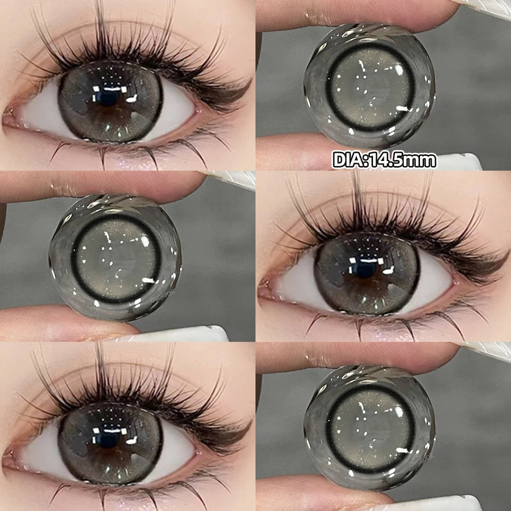 Beauty Pupils Natural Blue Lens Prescription Colored Contact Lenses Myopia Eye Color Lenses Violet Lenses