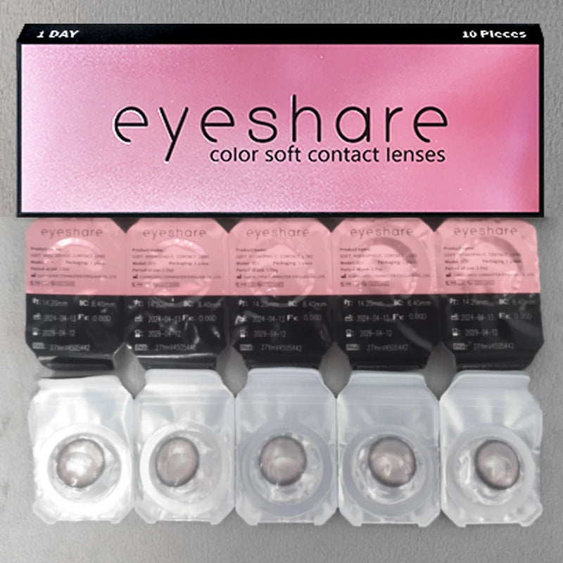 5Pair daily disposable lens Colored Contact Lenses 1Day Daily Lens Brown Contact Blue lenses High Wearing Comfort Lenses