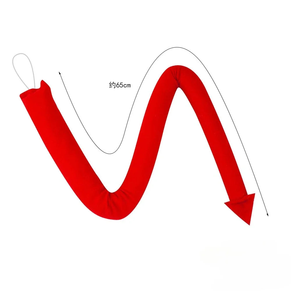 1pcs Animal Tail Costume Accessory Tails Masquerade Zoo Props Cat Devil Mouse Tiger Monkey Rabbit Zebra Cow Zebra