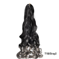 French Curls Braiding Hair Extensions Synthetic Spanish Curl Hair Loose Wave Spiral Curl Braids High Temperature For Black Women