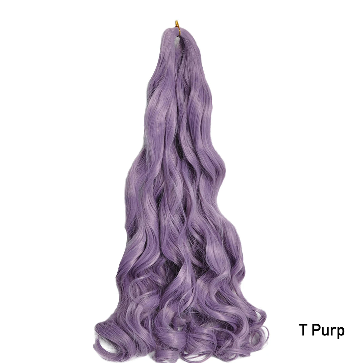 24 Inch French Curl Braiding Hair Synthetic Crochet Extensions Spiral Curl Braids