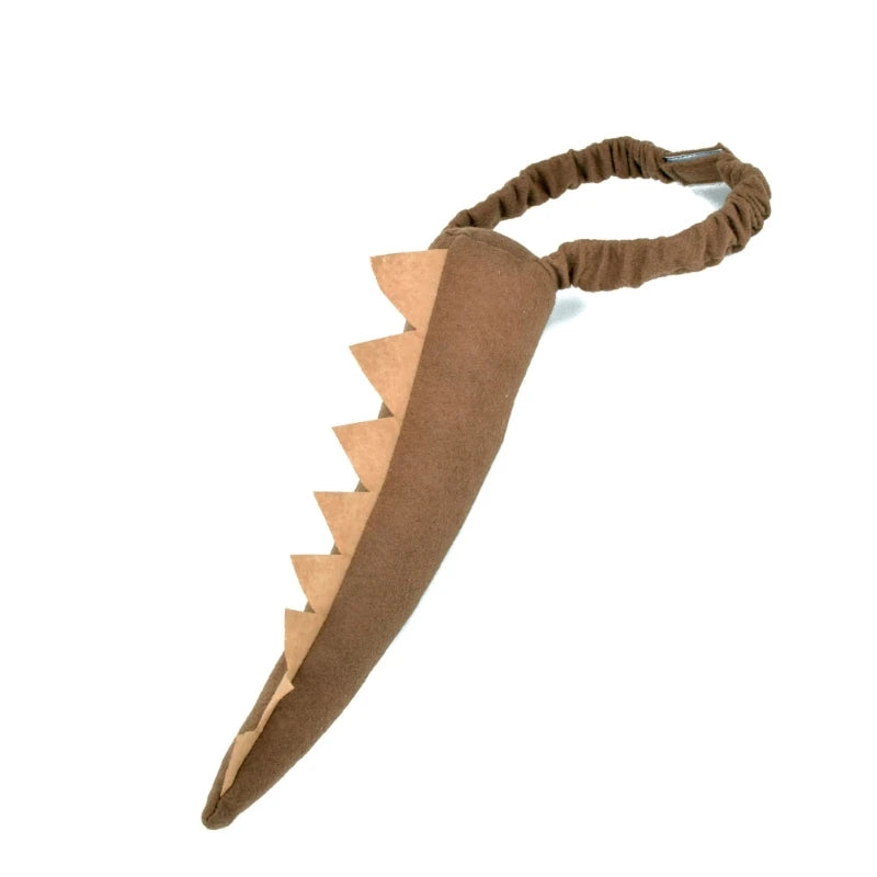 652F Halloween Cosplay Themed Party Children Dinosaur Tail Costume Accessories