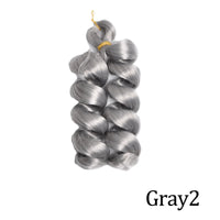 Loose Wavy French Curly Braiding Hair 14Inch Purple Pre Stretched Bouncy Hair Extensions Synthetic Spiral Curls Braids Hair