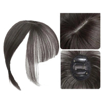 Bangs Hair Clip in Hair Extension Charming Easy to Wear for Women Air Bangs Fringe with Temples Air Bangs for Costume Dating