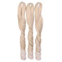 18 Inch French Curly Crochet Braiding Hair Synthetic Blonde Loose Wave Braids Hair Spiral Curls Hair Extensions