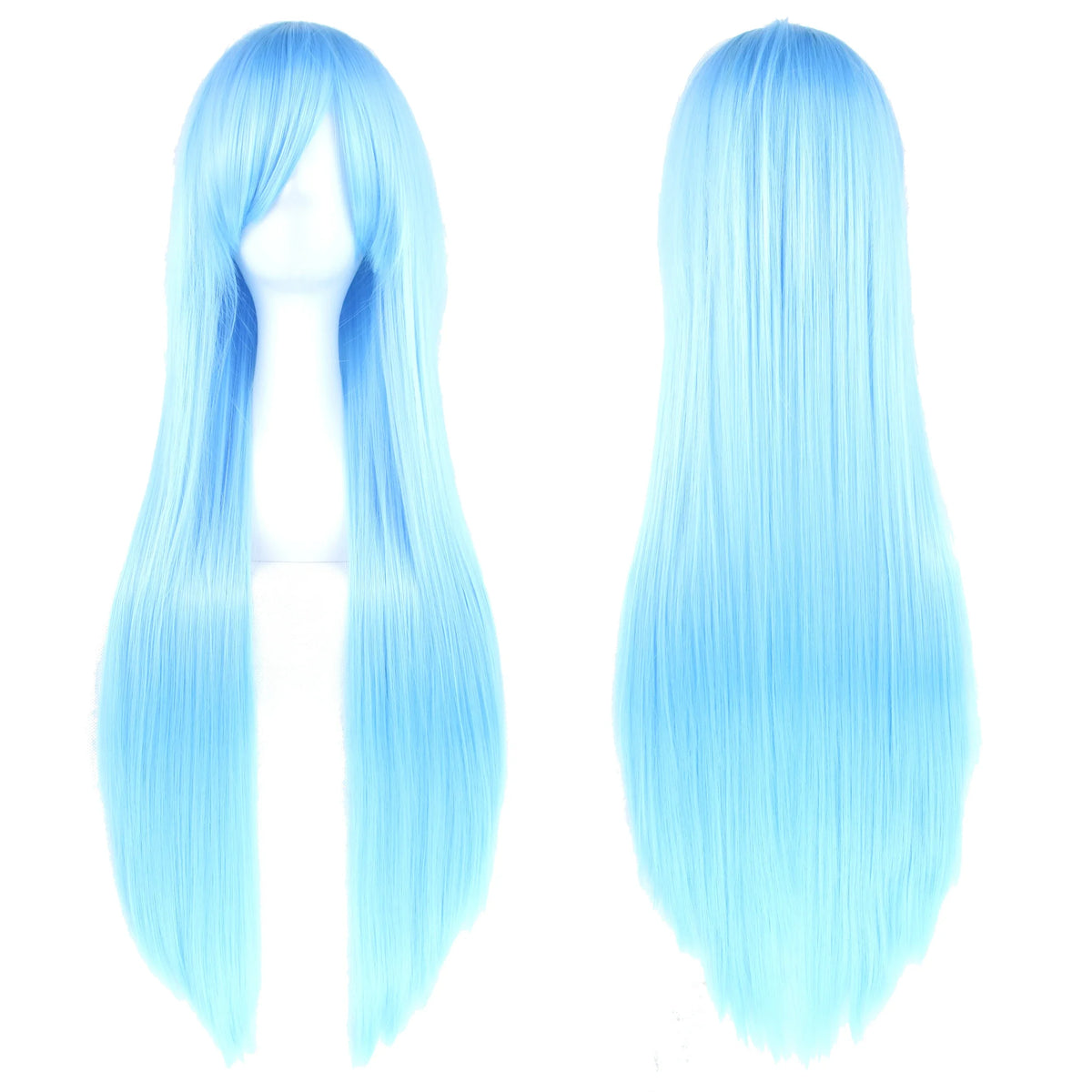80cm Long Straight Cosplay Wig Synthetic Heat Resistant Wig for Women Party Costume Hair