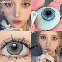 DUOXIU 1 Pair Colored Contact Lenses for Eyes Lens Green Blue Gray Contact Lens Green Eye Lenses Wholesale Natural Eye Lenses