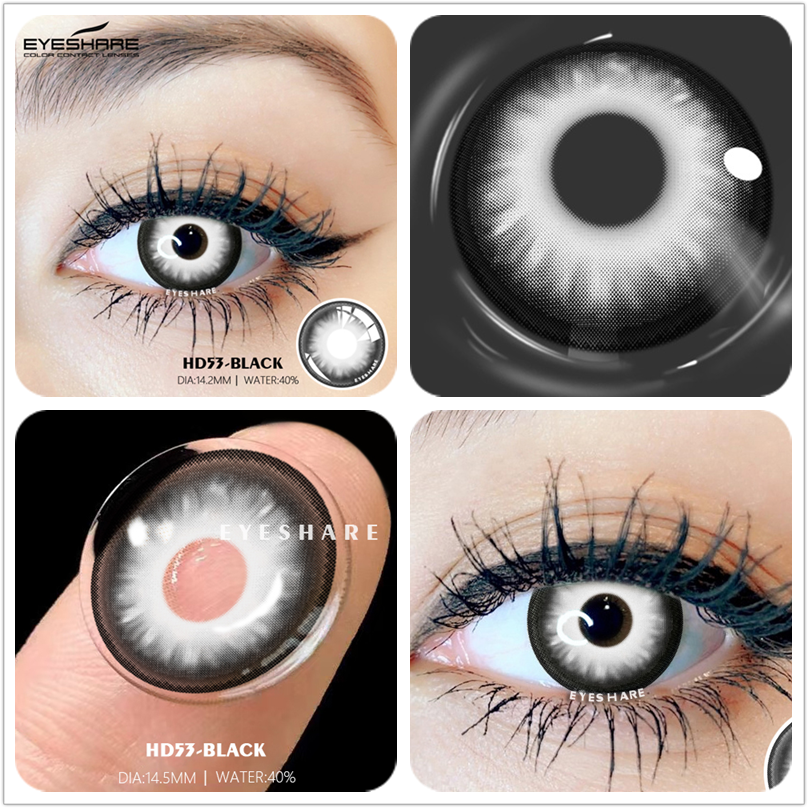 EYESHARE 1 Pair Cosplay Contact Lenses Halloween Yearly Eyes