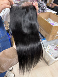 Straight Human Hair Lace Closure & Frontal