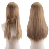 Cosplay Synthetic Wig 60cm Long Straight Curly Hairpiece Thickened High Temp Fiber Rainbow Color Rose Cap Party Halloween