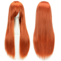 80cm Long Straight Cosplay Wig Synthetic Heat Resistant Wig for Women Party Costume Hair