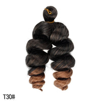 French Curly Crochet Hair Short 12inch Synthetic Braiding Hair Loose Wavy French Curl Braids Extensions for Women