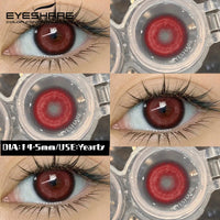 EYESHARE Halloween New Color Contact Lenses Blue Cosplay Anime Contact Red Lenses Purple Eyes Contact Pink Beauty Makeup Lenses