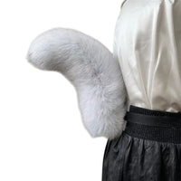 Plush Fox Tail Cosplay Accessory – Adjustable Belt & Bendable Faux Fur Tail