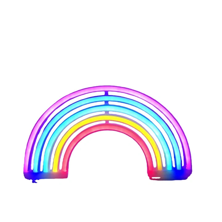 Rainbow Unicorn Neon LED Night Lamp – Acrylic Bedroom Light