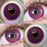 Blue Cosplay Series Colored Contact Lenses for Eyes With Prescription Cosmetics Pupils Eye Color Lenses Myopia Lens OVO