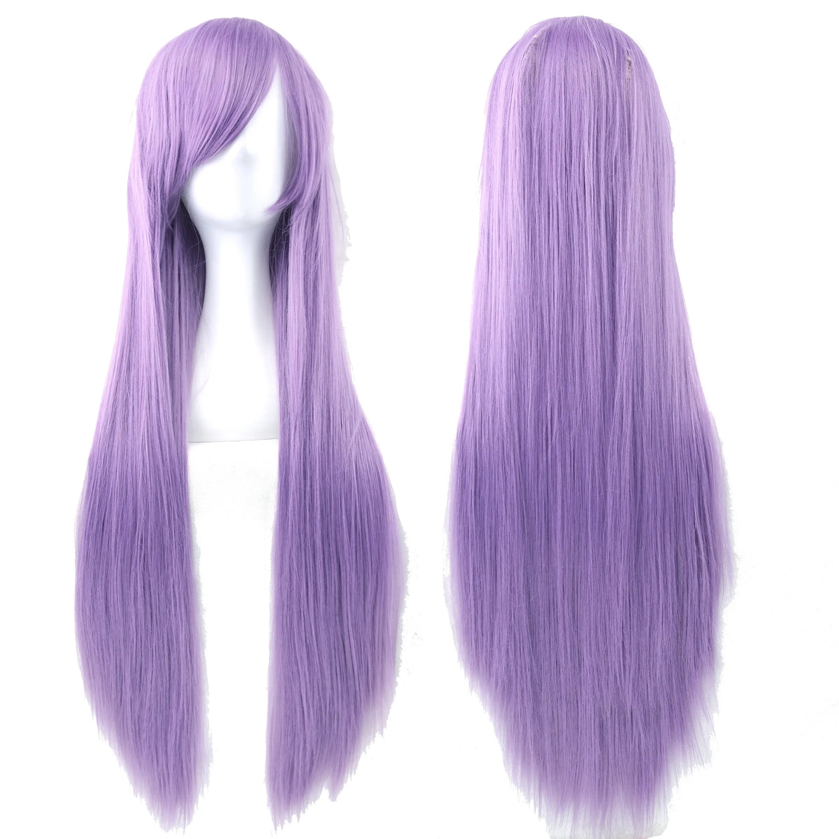 80cm Long Straight Cosplay Wig Synthetic Heat Resistant Wig for Women Party Costume Hair