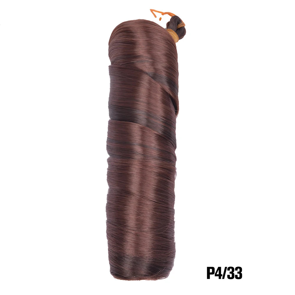 French Curls Braiding Hair Extensions Synthetic Hair Loose Wave Spiral Curl Braids High Temperature Ombre Pre Stretched Hair