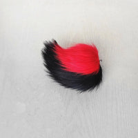 Anime Radio Demon Red Black Tail Cosplay Alastor Props Tails Plush Accessories