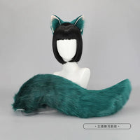 New Red Fox Anime Beast Ear Beast Tail Wolf Ear Cat Ear Headband Custom COSPLAY Hand Made LOL Golden Fox Ears Hair Accessories