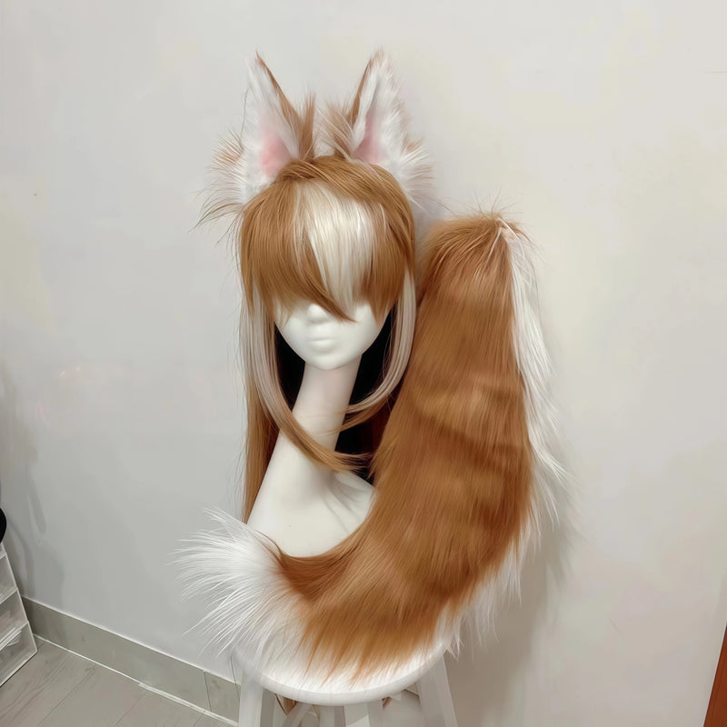 Cute Animal Tail & Ear Headband – Cosplay Accessory Prop for Party & Costume
