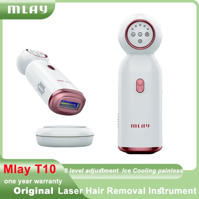 MLAY T10 Laser Hair Removal Sapphire IPL Hair Removal ICE Cold Epilator 9999999 Flashes Malay Epilator Body Depilador a laser