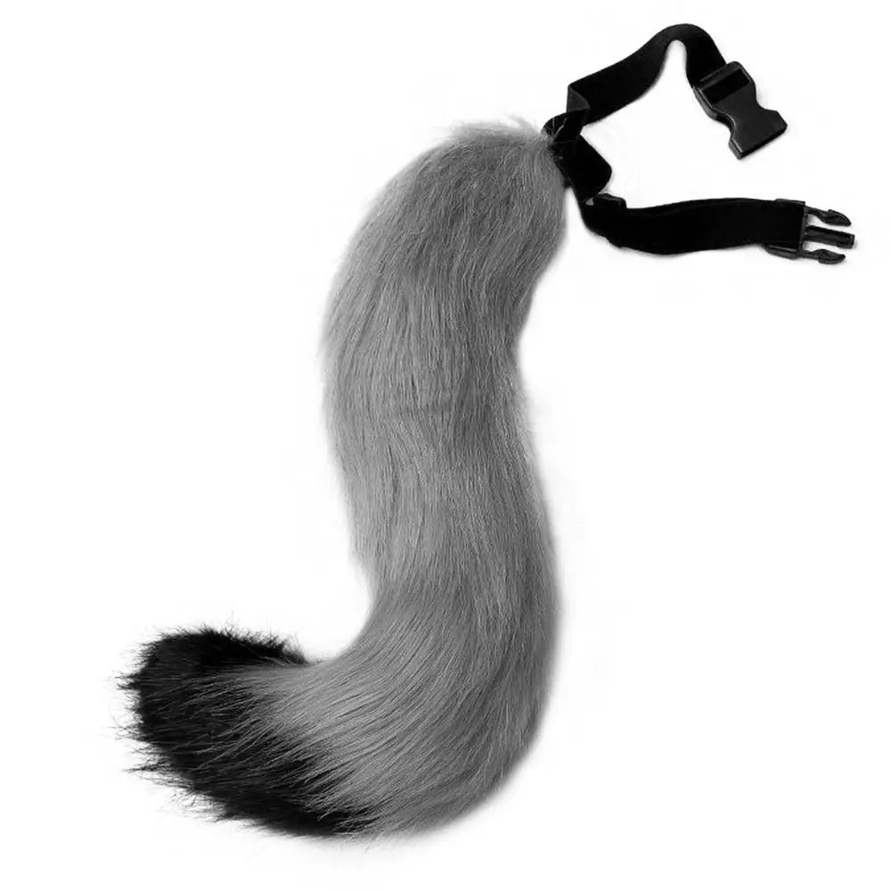 Plush Halloween Cosplay Accessories Adjustable Long Tail Halloween Animal Cosplay Props Cute Outfit Animal Cosplay Props Adult
