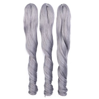 18 Inch French Curly Crochet Braiding Hair Synthetic Blonde Loose Wave Braids Hair Spiral Curls Hair Extensions