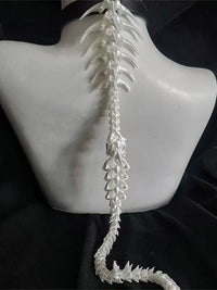 The Punk Gothic Large Dragon Spine Necklace, A Niche Design, Is A Jewelry Accessory For Both Men And Women's Carnival