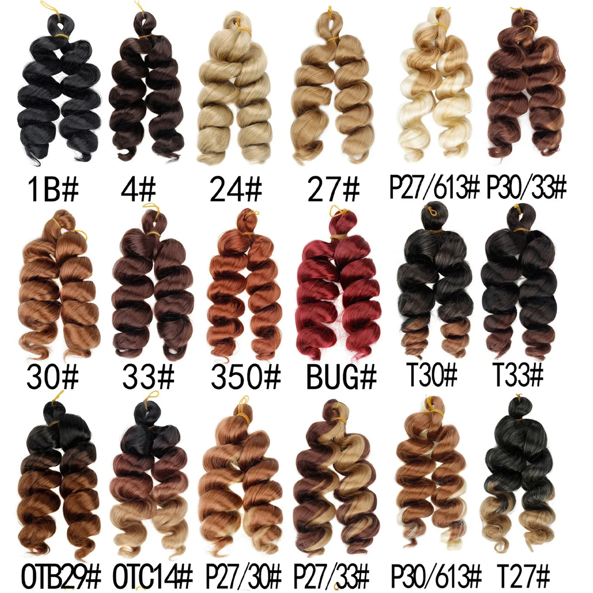 French Curly Crochet Hair Short 12inch Synthetic Braiding Hair Loose Wavy French Curl Braids Extensions for Women