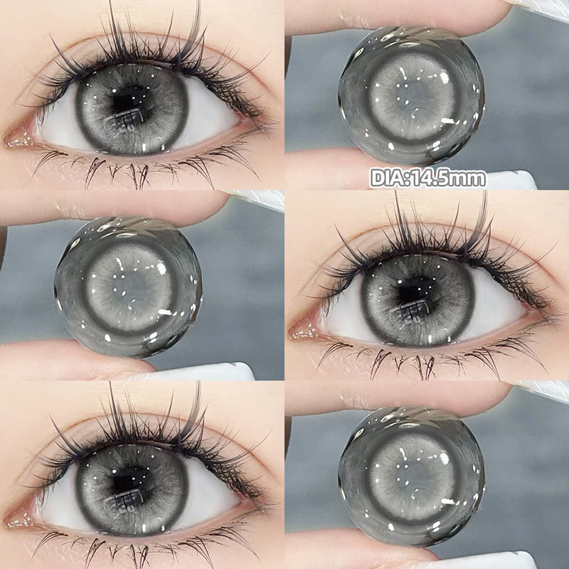 Beauty Pupils Natural Blue Lens Prescription Colored Contact Lenses Myopia Eye Color Lenses Violet Lenses