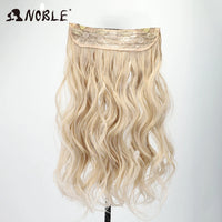 20-Inch Wavy Synthetic Halo Hair Extension with Clips