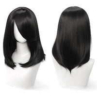 18 Inch Extra Long Straight Hair Wig With Bangs Synthetic Heat-Resistant Suitable For Women Cosplay Wigs