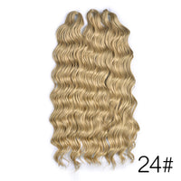 28 Inch Deep Wave Crochet Hair | Synthetic Ocean Wave Braiding Extensions