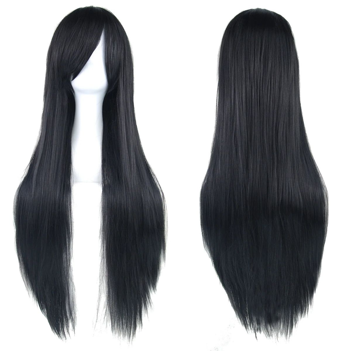 80cm Long Straight Cosplay Wig Synthetic Heat Resistant Wig for Women Party Costume Hair