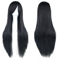 80cm Long Straight Cosplay Wig Synthetic Heat Resistant Wig for Women Party Costume Hair