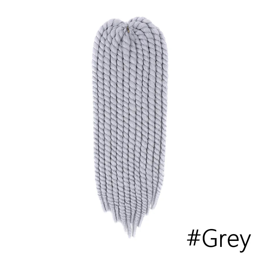 22 Inch Senegalese Twist Crochet Hair – Ombre Synthetic Jumbo Twist Braids (120g)